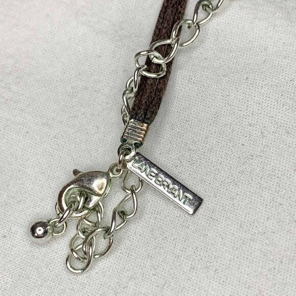 Lane Bryant Blue Green Silver Beaded Chunky Statement Necklace Jewelry - Picture 3 of 8